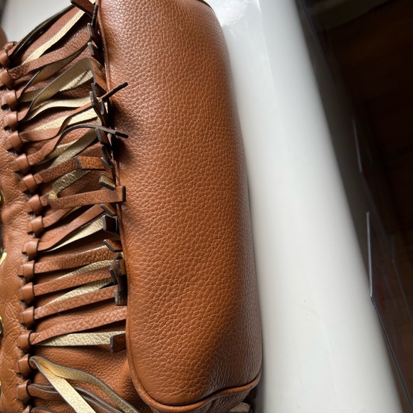 Michael Kors Bucket Bag with Fringe - Picture 9 of 11